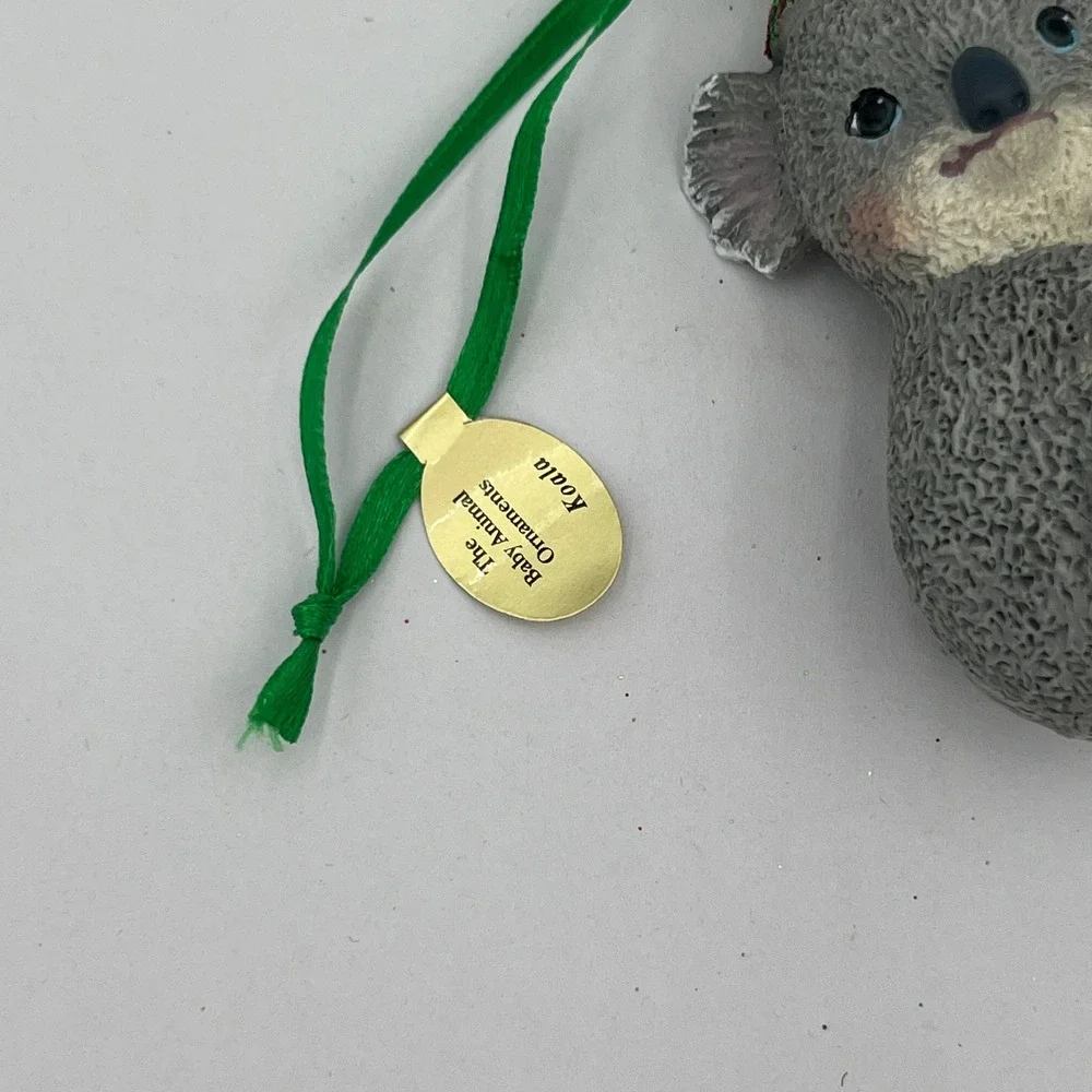 Danbury Mint Koala Ornament Baby Animal Collection Grey Harp Holiday Decor